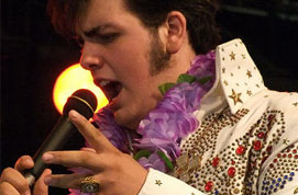 Bruno Nesci competes as Elvis Presley Bruno Nesci competes in the Ultimate Elvis Tribute Artist Contest
