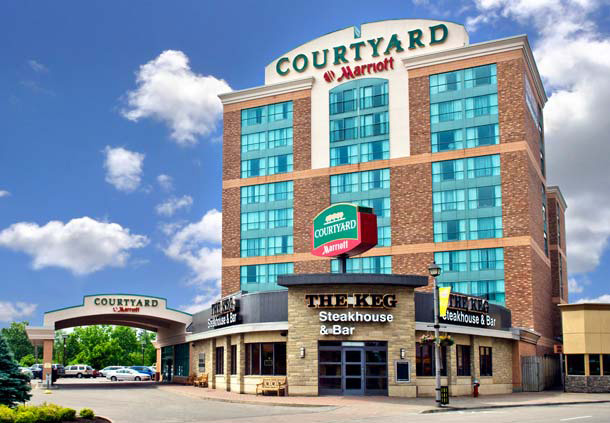 Courtyard by Marriot Niagara Falls. An official partner hotel of the Niagara Falls Elvis Festival.